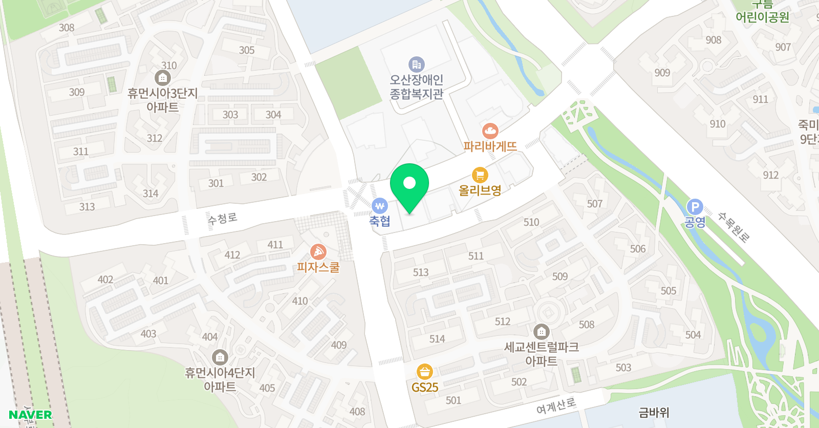 라벨라 발레학원 위치