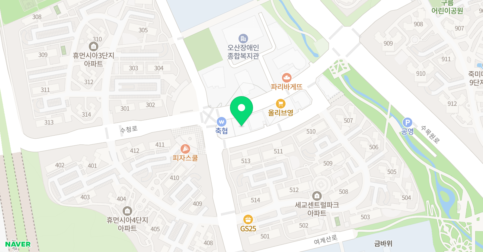 원코리아 주짓수 오산세교 위치