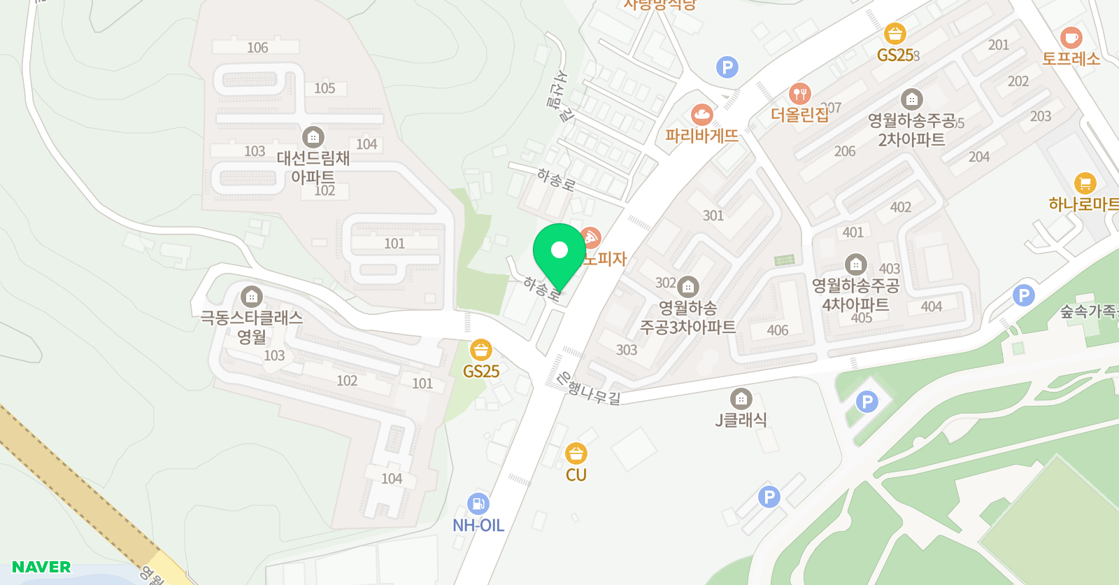 음악나무 피아노교습소 위치