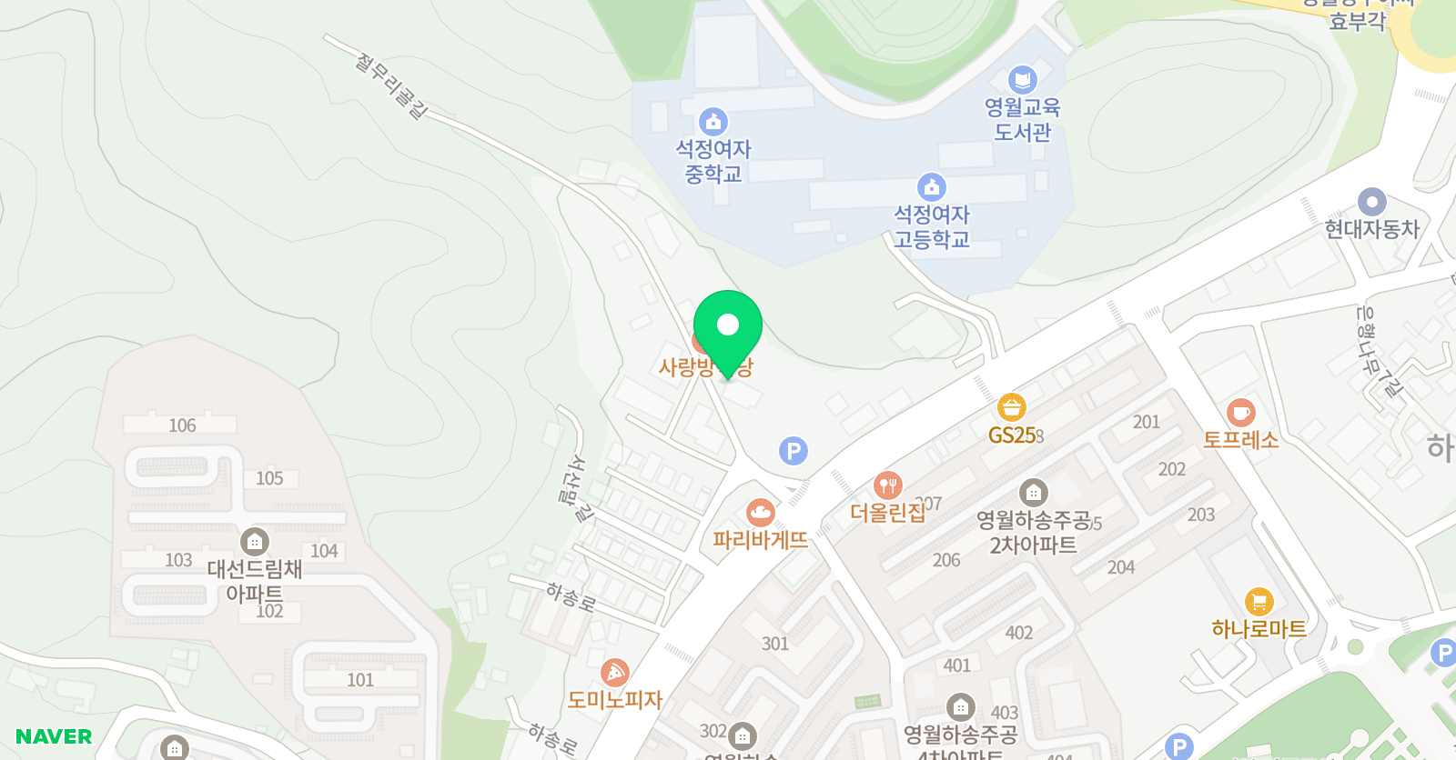 한국 수학학원 위치