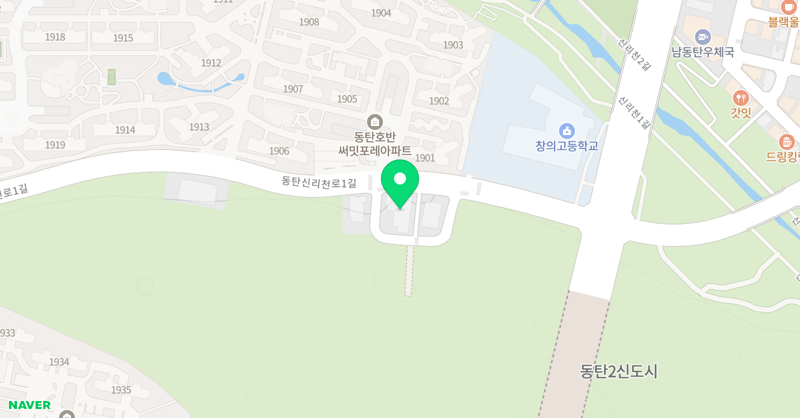 그리마미술학원 왕배초원 위치