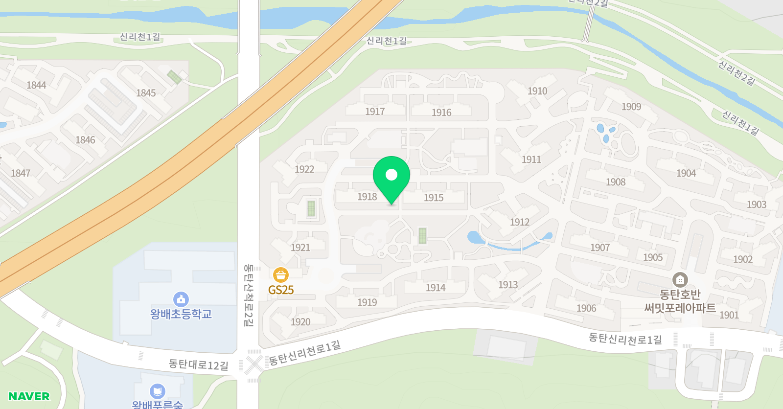 놀작 마이아트 꿀비앳홈 위치