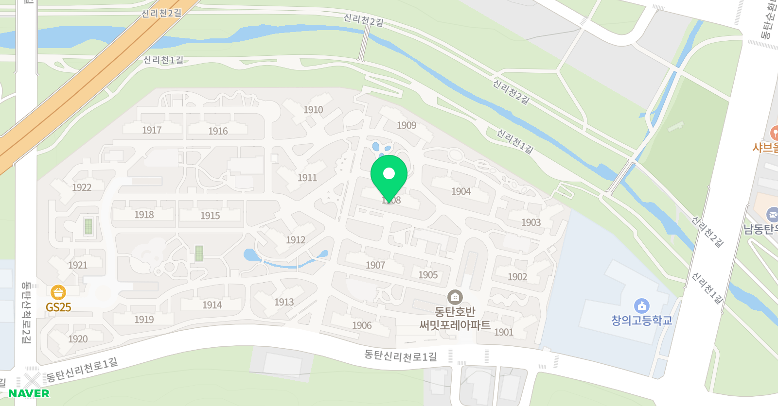 3030 영어학원 동탄목리러닝센터 위치