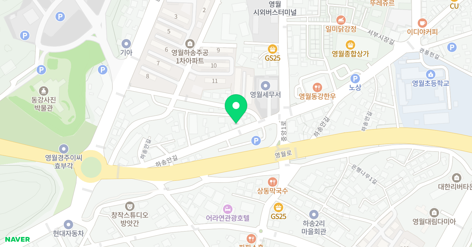 석영 학원 위치