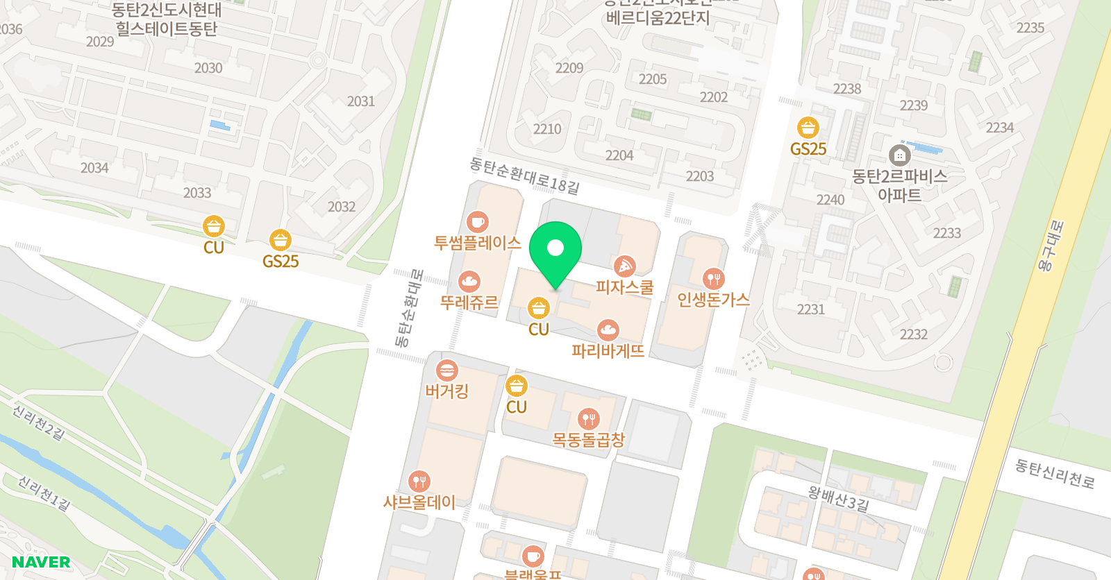 펜타 수학학원 목동신동관 위치