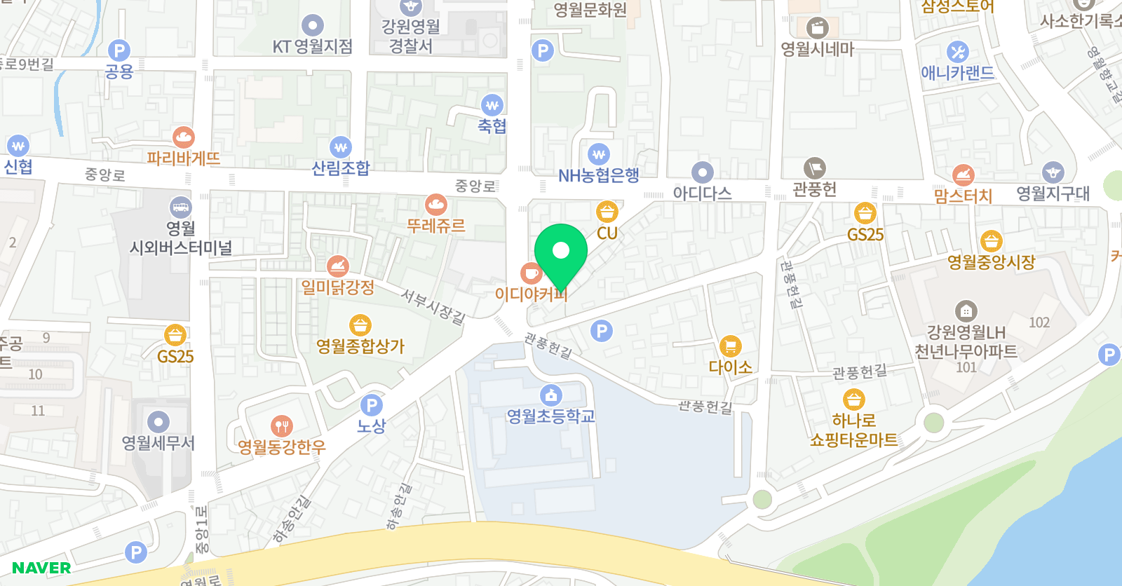 영월플레이팩토 센터 위치