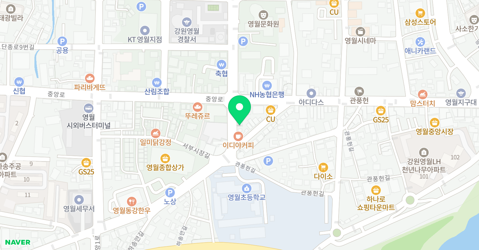 아이와그린 미술학원 위치