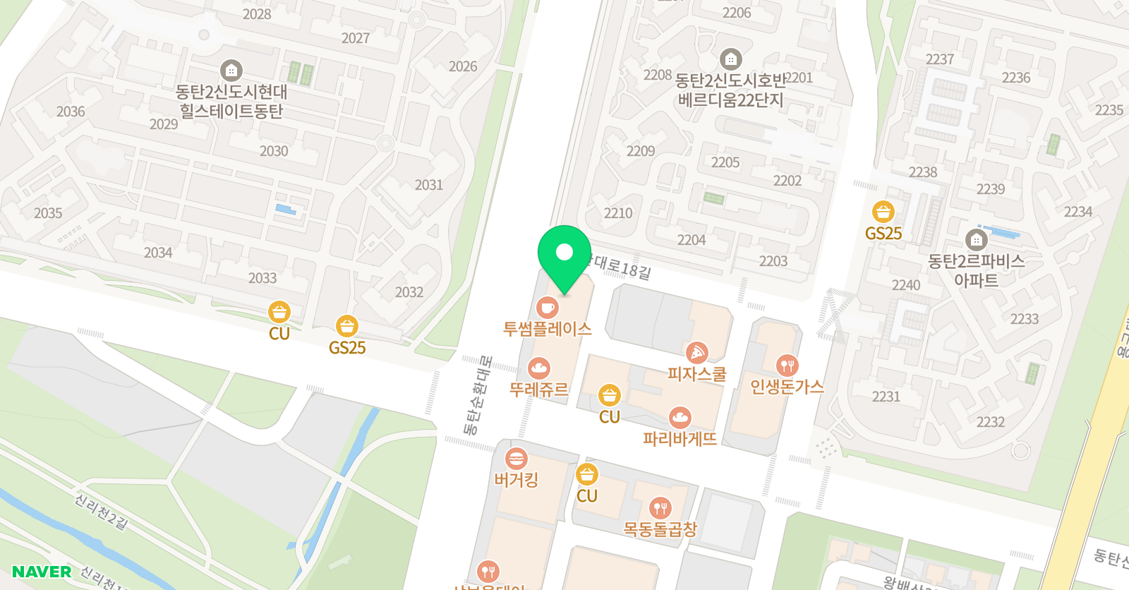 리드인 국어독서학원 위치