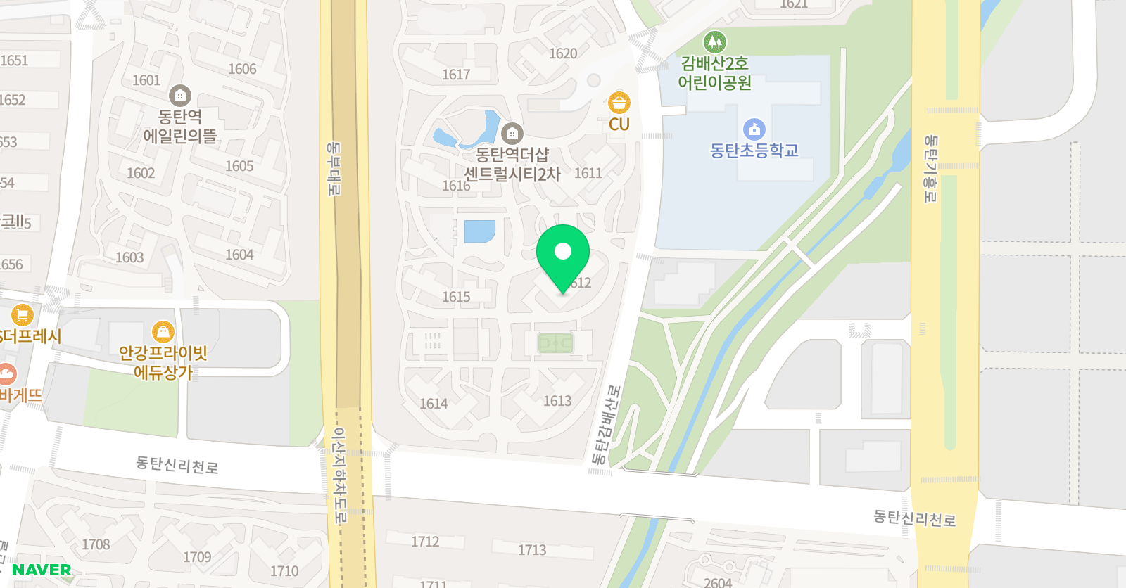 스마트해법영어 포스코센트럴교실점 위치