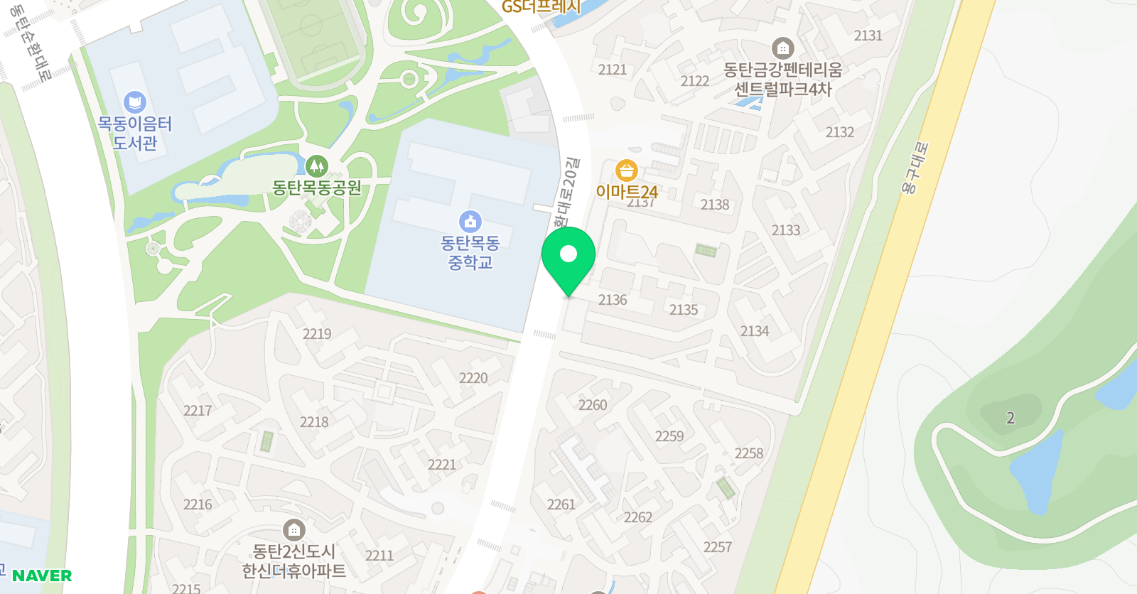 상상나무 수학교습소 위치