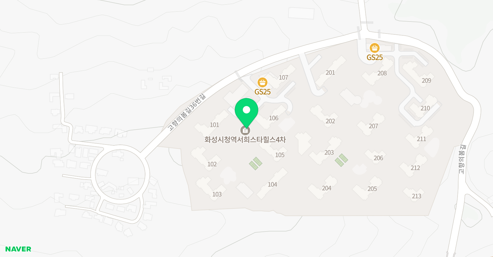 푸르넷 공부방 서희4차점 위치