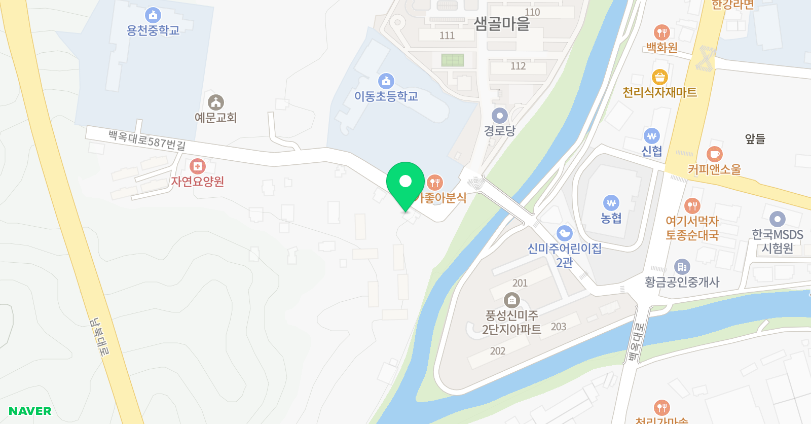 JDI 영어학원 위치