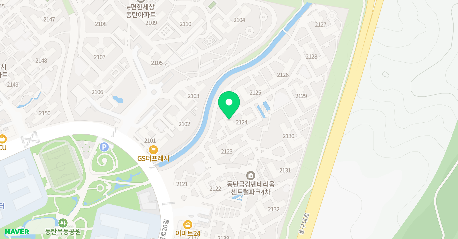 아소비 동탄금강4차점 위치