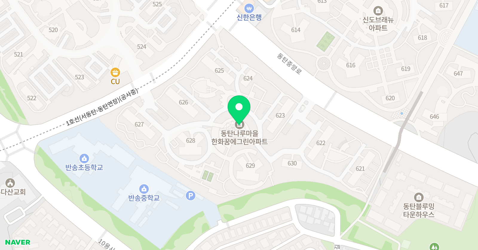 한우리 독서토론논술 나루한화꿈에그린홈클럽 위치