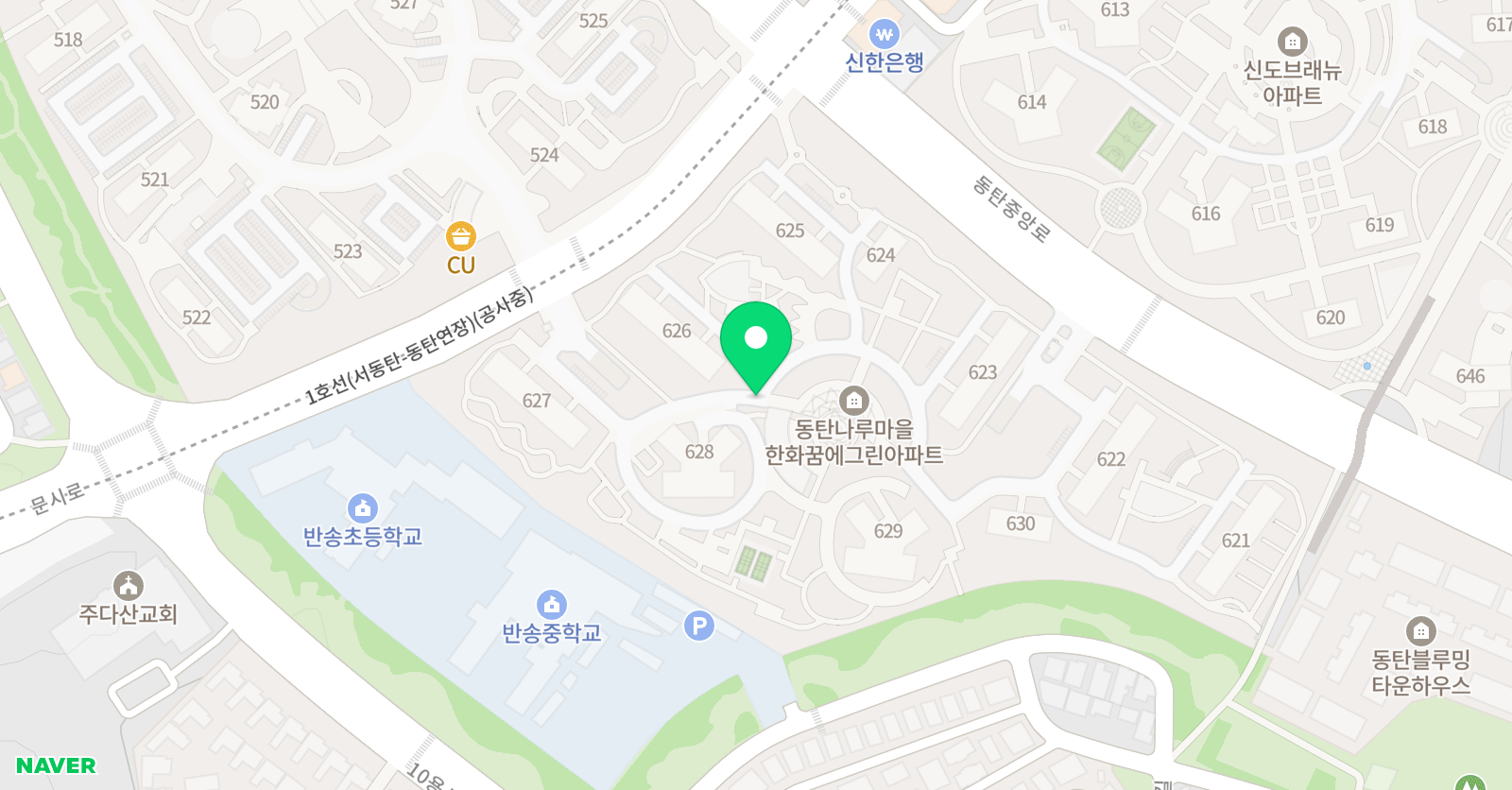 꿈에그린 음악학원 위치