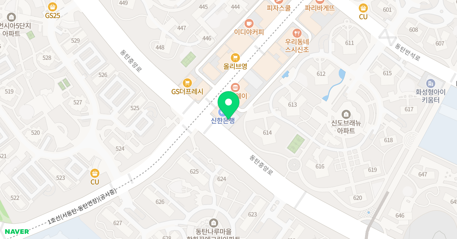 프랑스미술학원 반송캠퍼스 위치