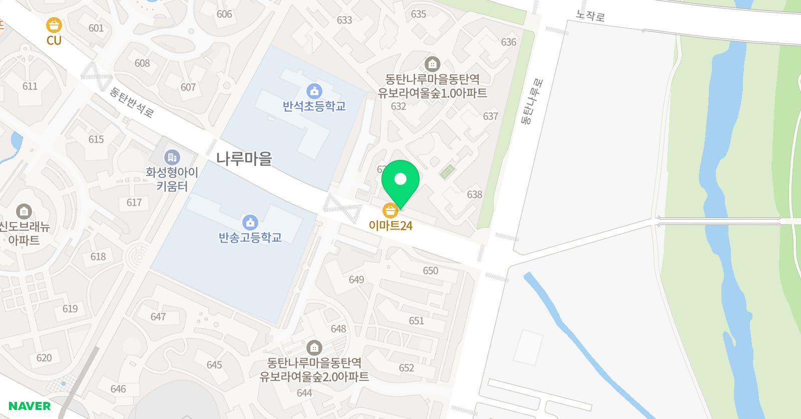 초록숲 미술교습소 위치