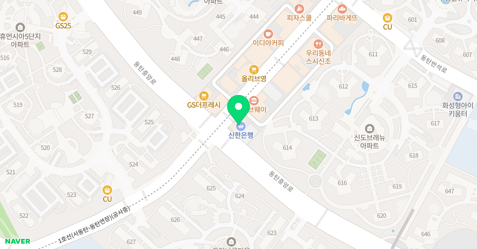 정훈 수학학원 위치