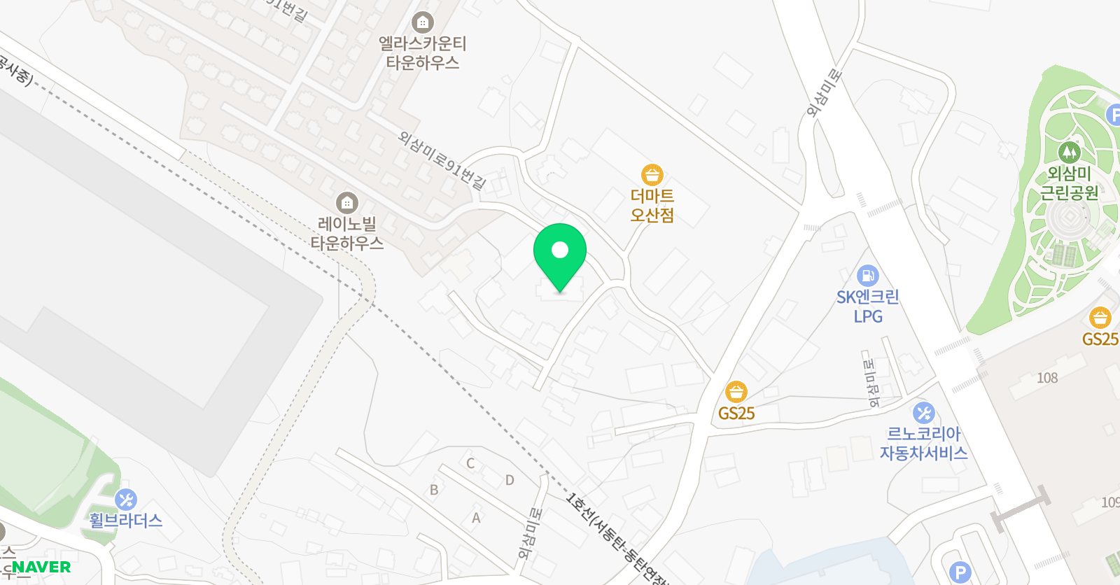 헬렌도론인터내셔널 동탄 위치