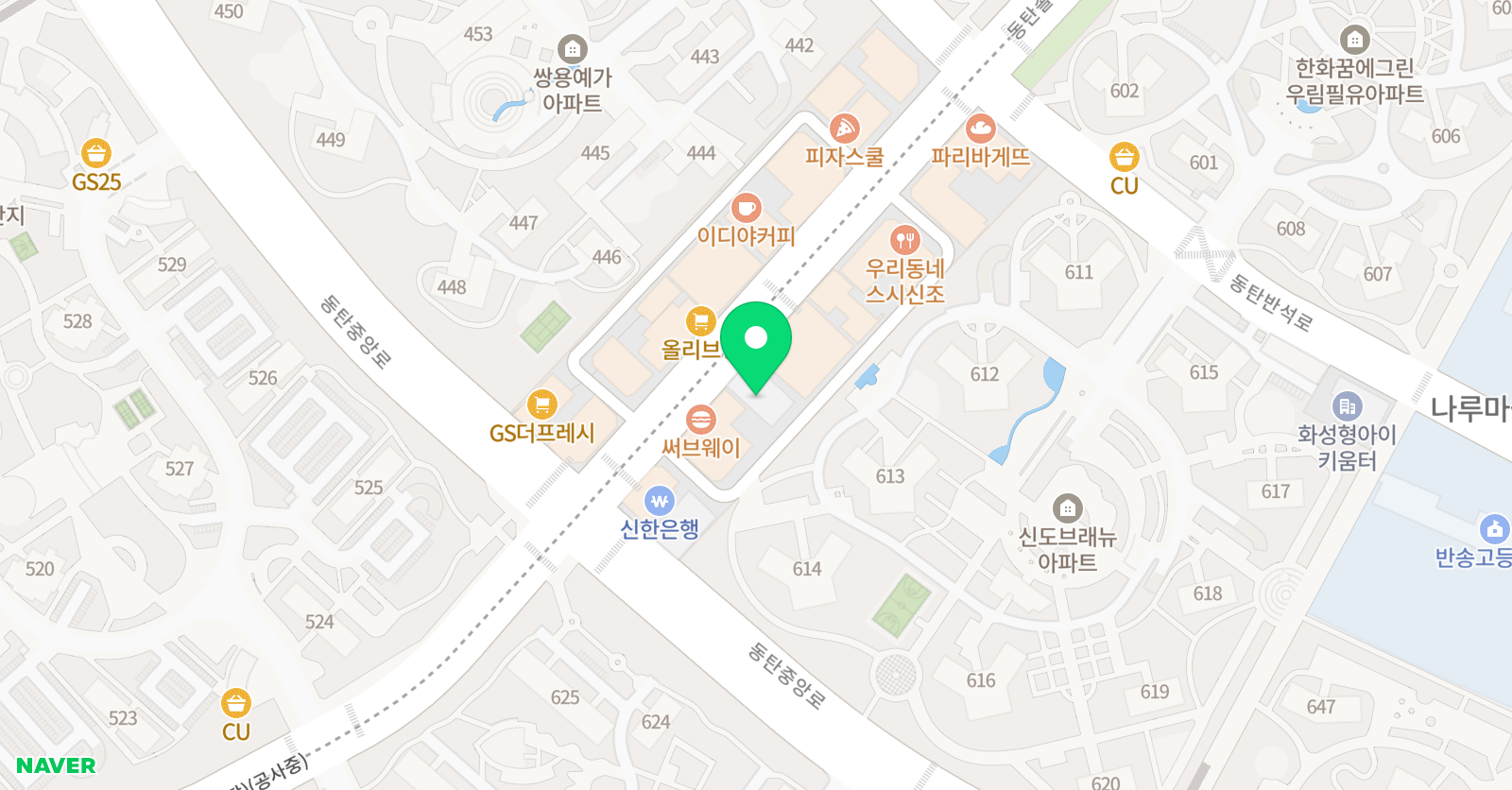 플로우 영어학원 위치