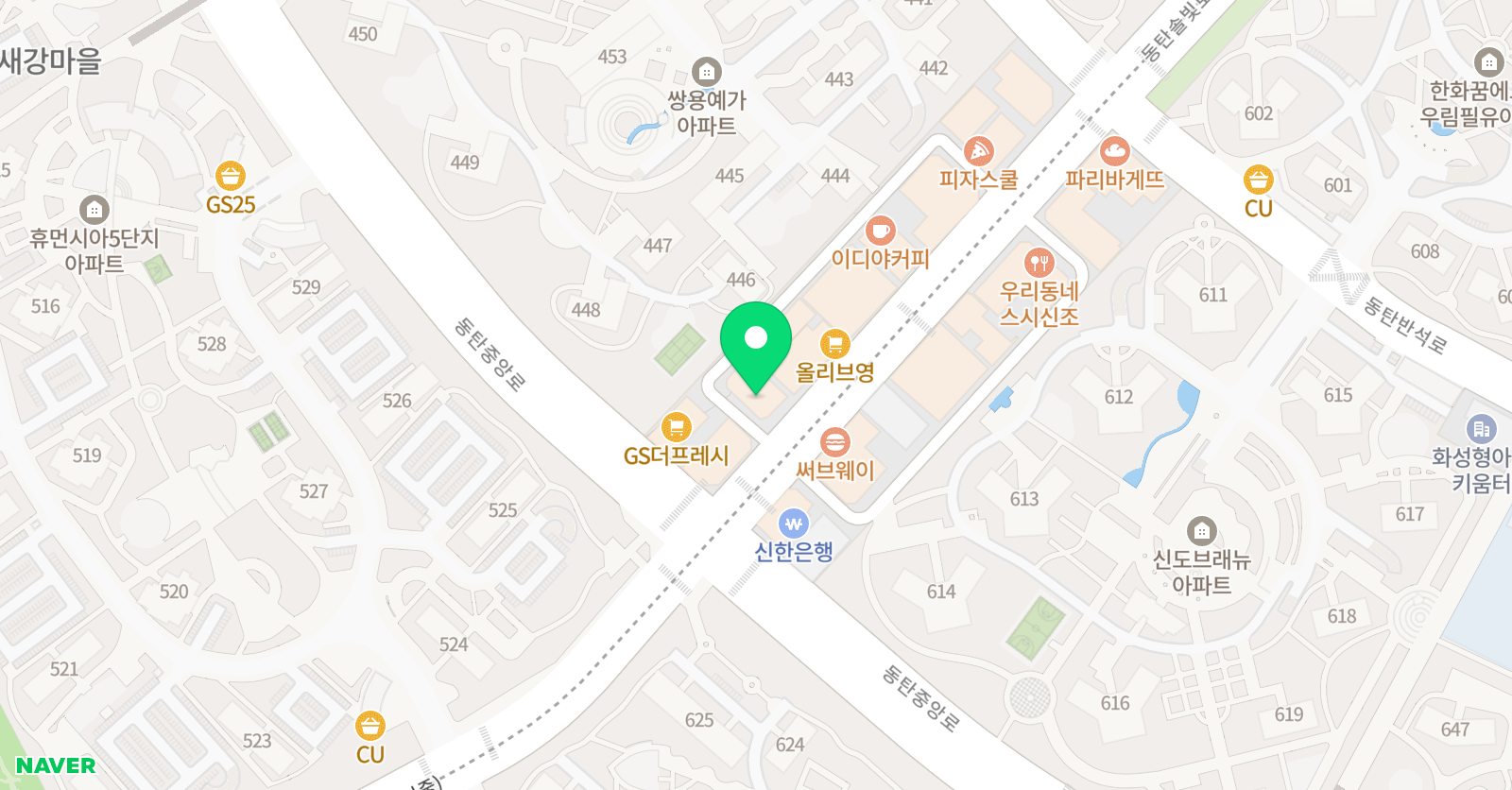 포인트 국어논술수학학원 위치