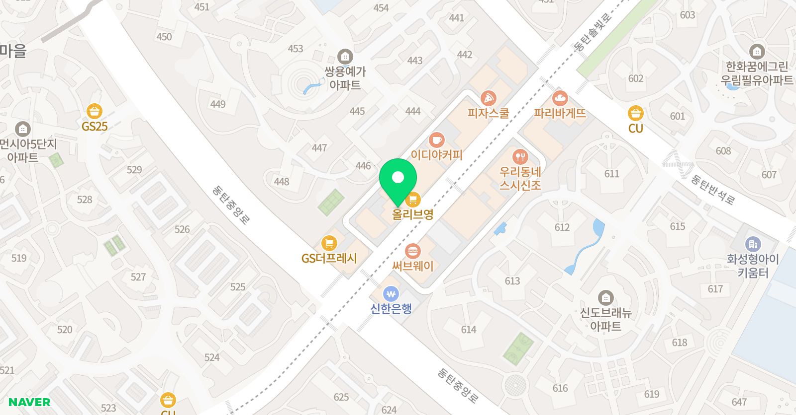 크레센도 음악학원 위치