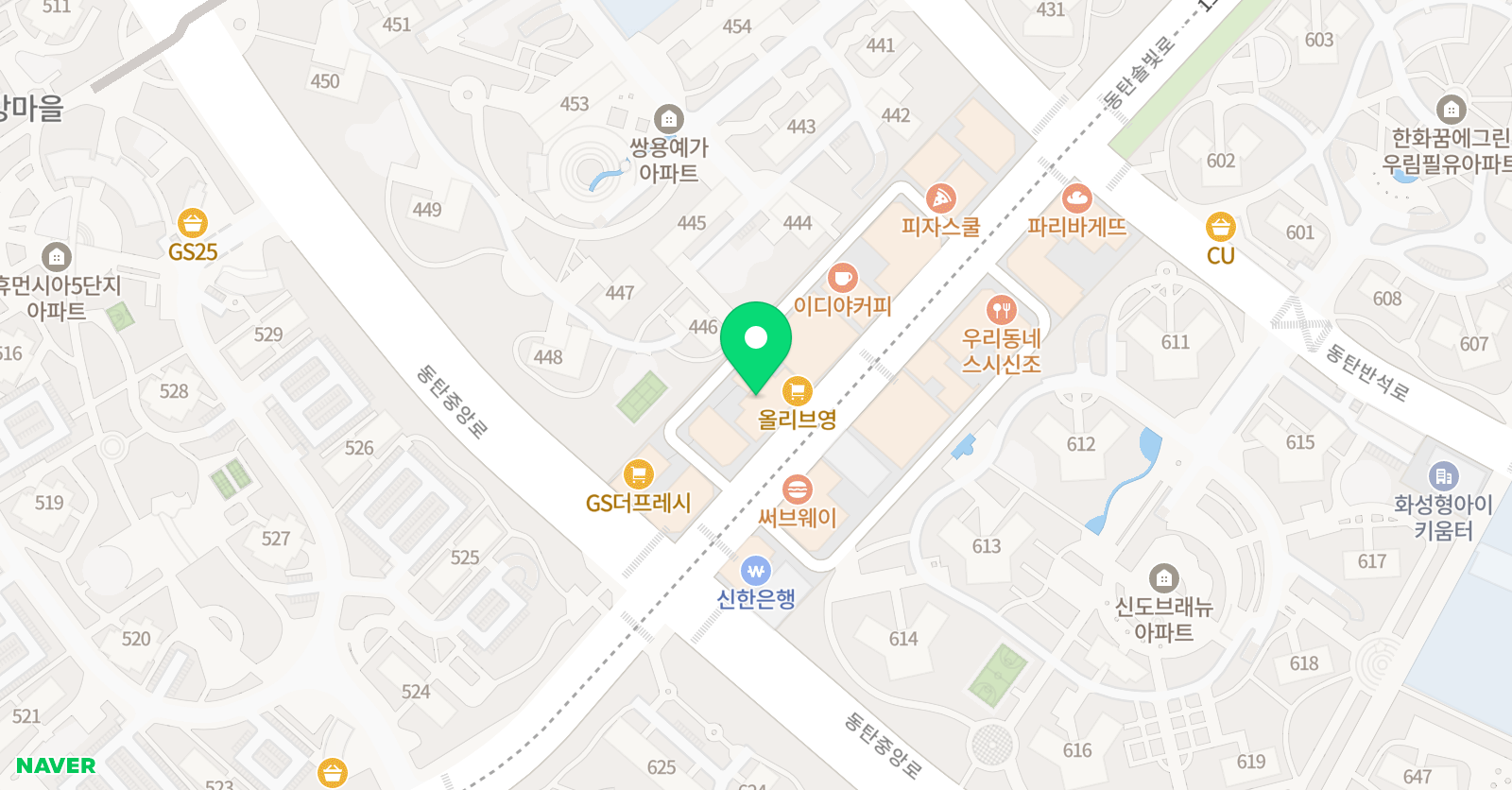 아이비랭귀지스쿨 나루캠퍼스 위치