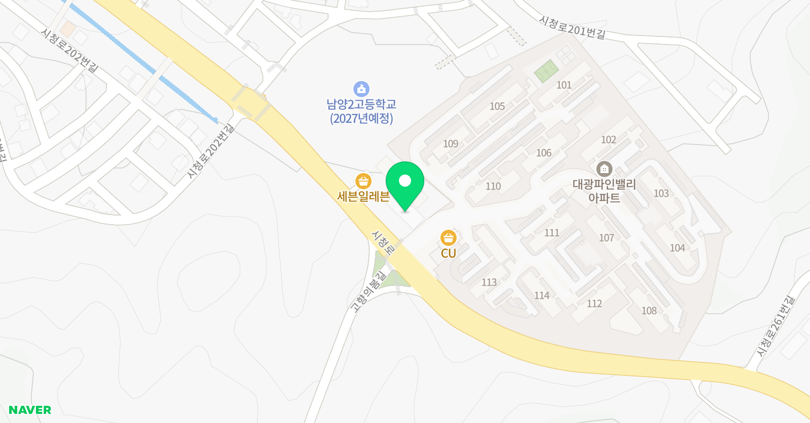 빛소리 음악학원 위치