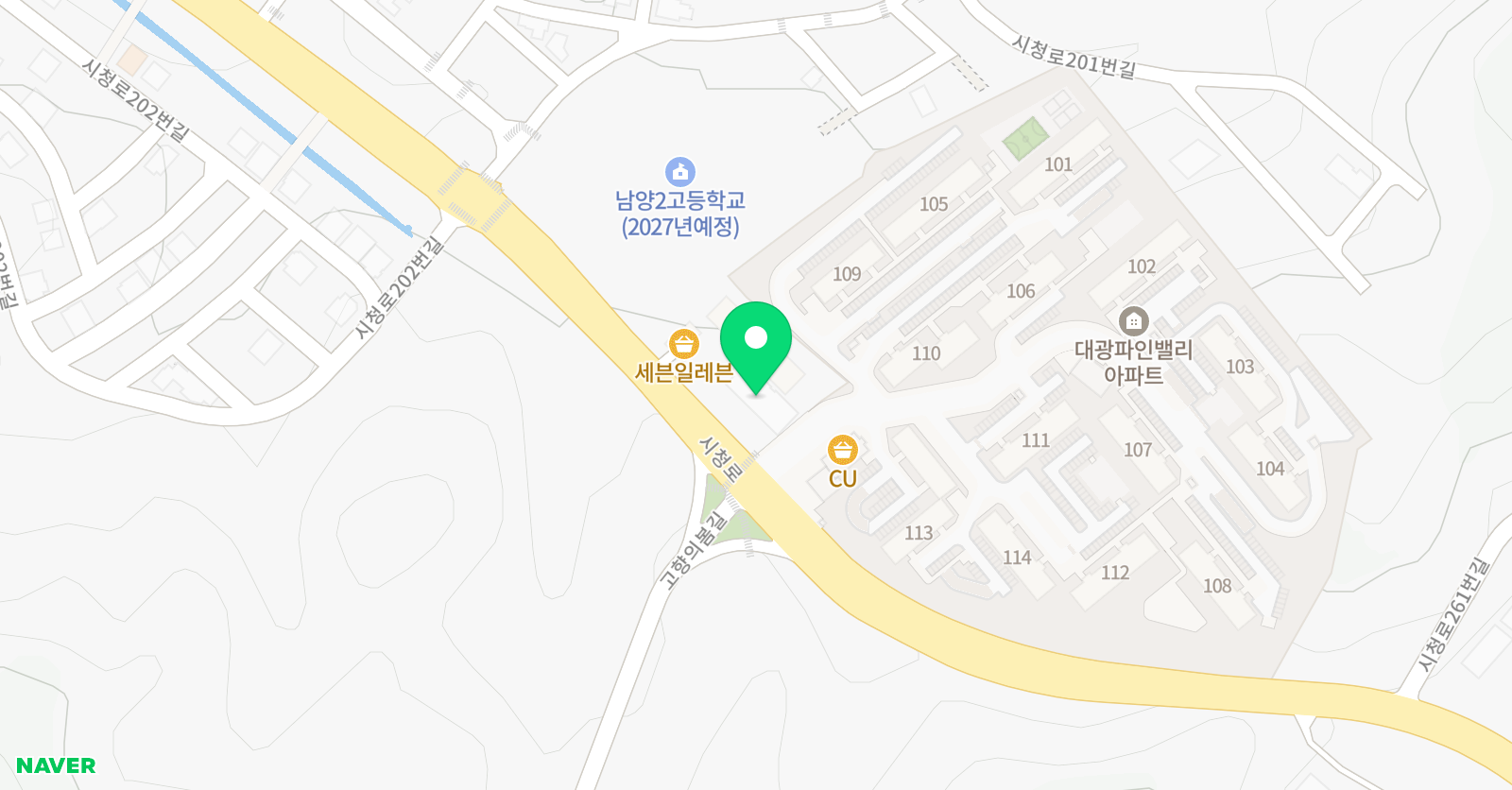 남양 키움 독서논술 위치
