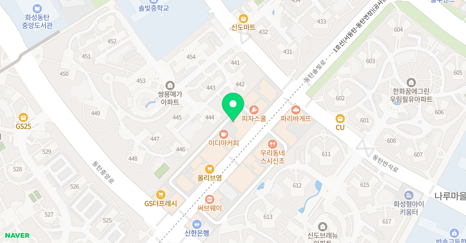 울림 실용음악학원 위치