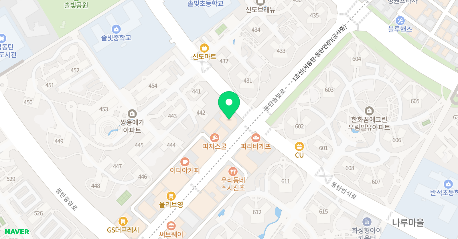 더플랜 영어학원 위치