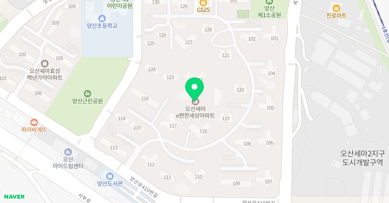 뮤엠 영어 중화산맘스점 위치