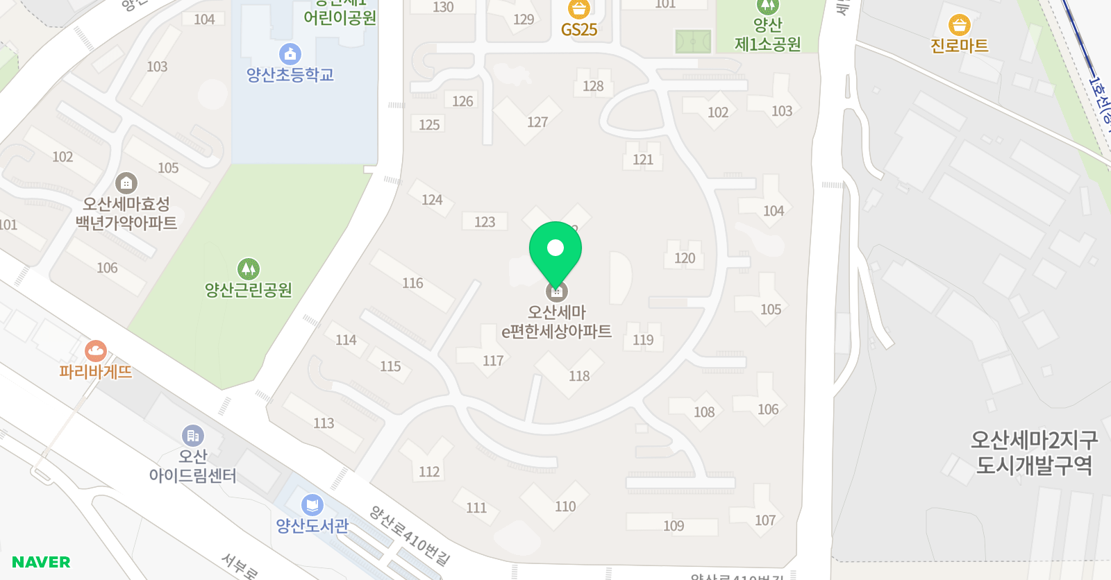 사과나무 독서논술 위치