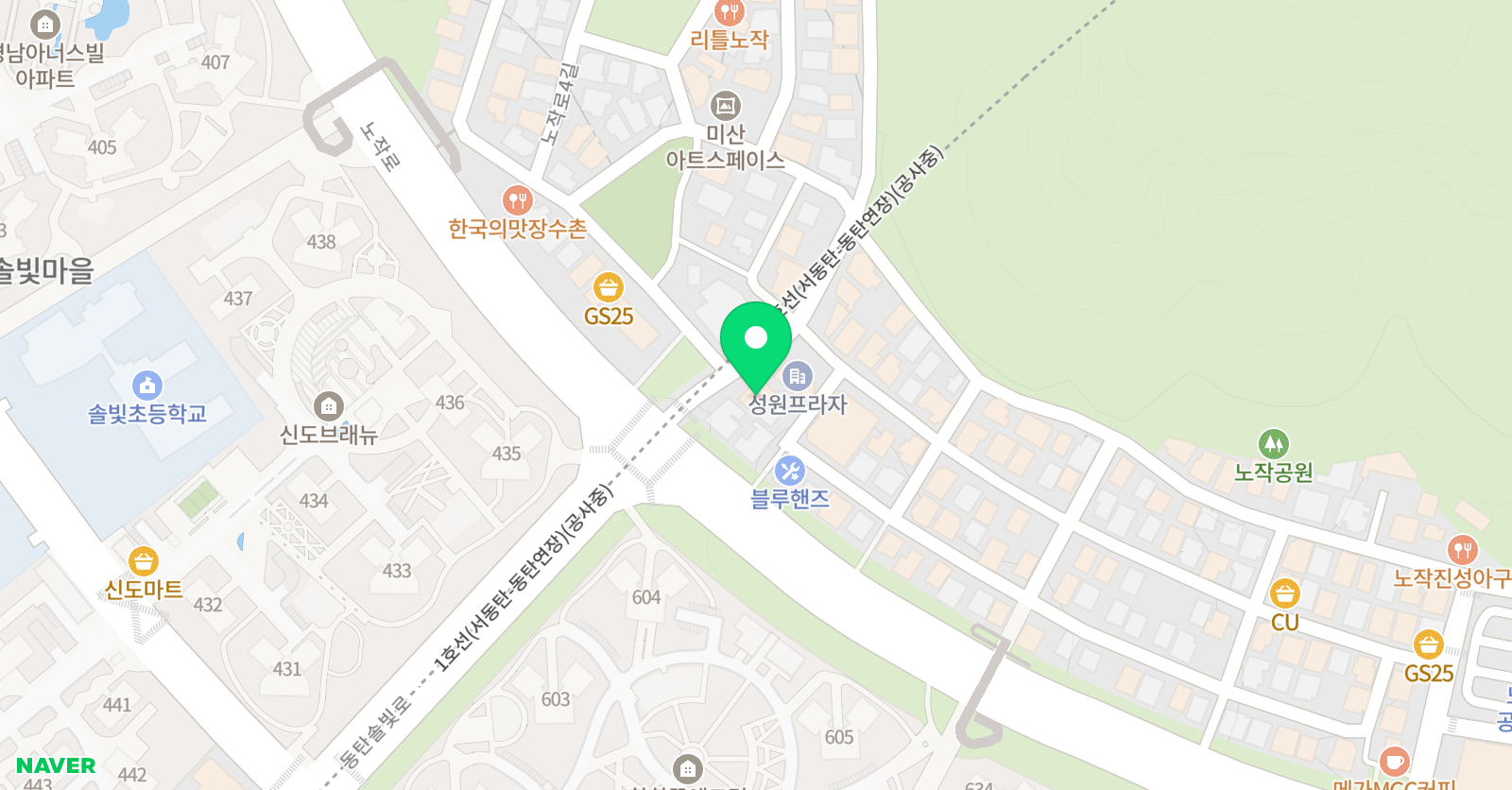 더리더스 어학원 위치