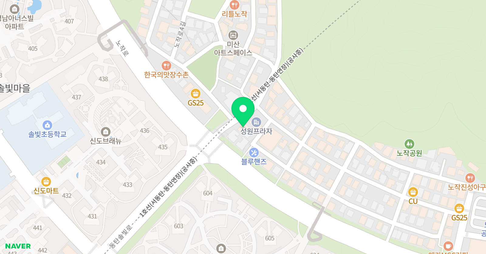 아이크미 동탄제1교육센터 위치