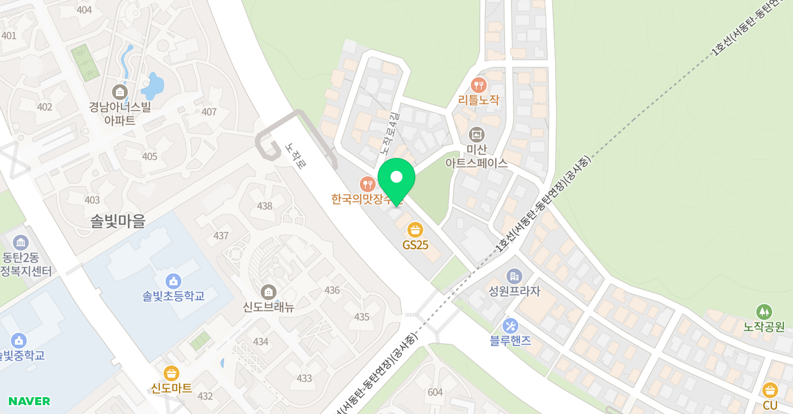 주스아트 미술교습소 위치