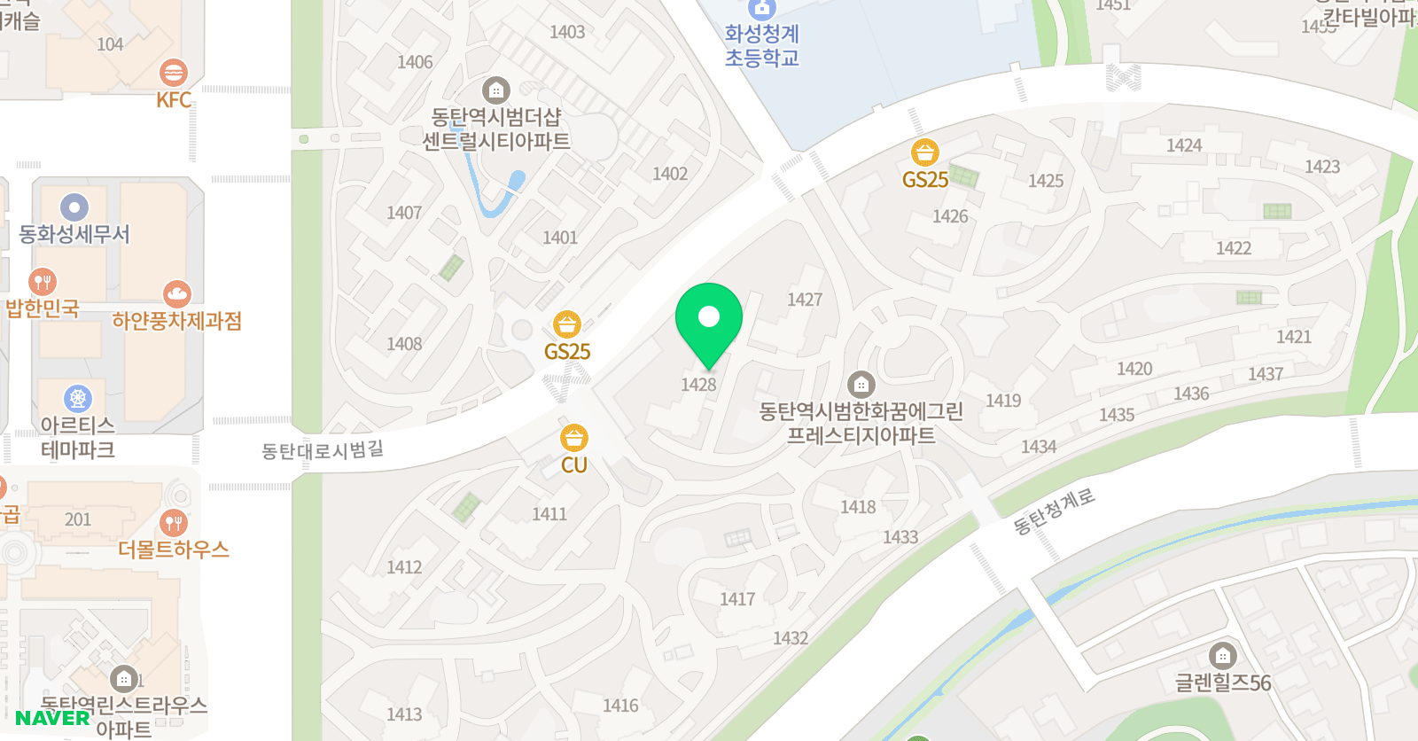 한우리 독서토론논술 시범한화점 위치