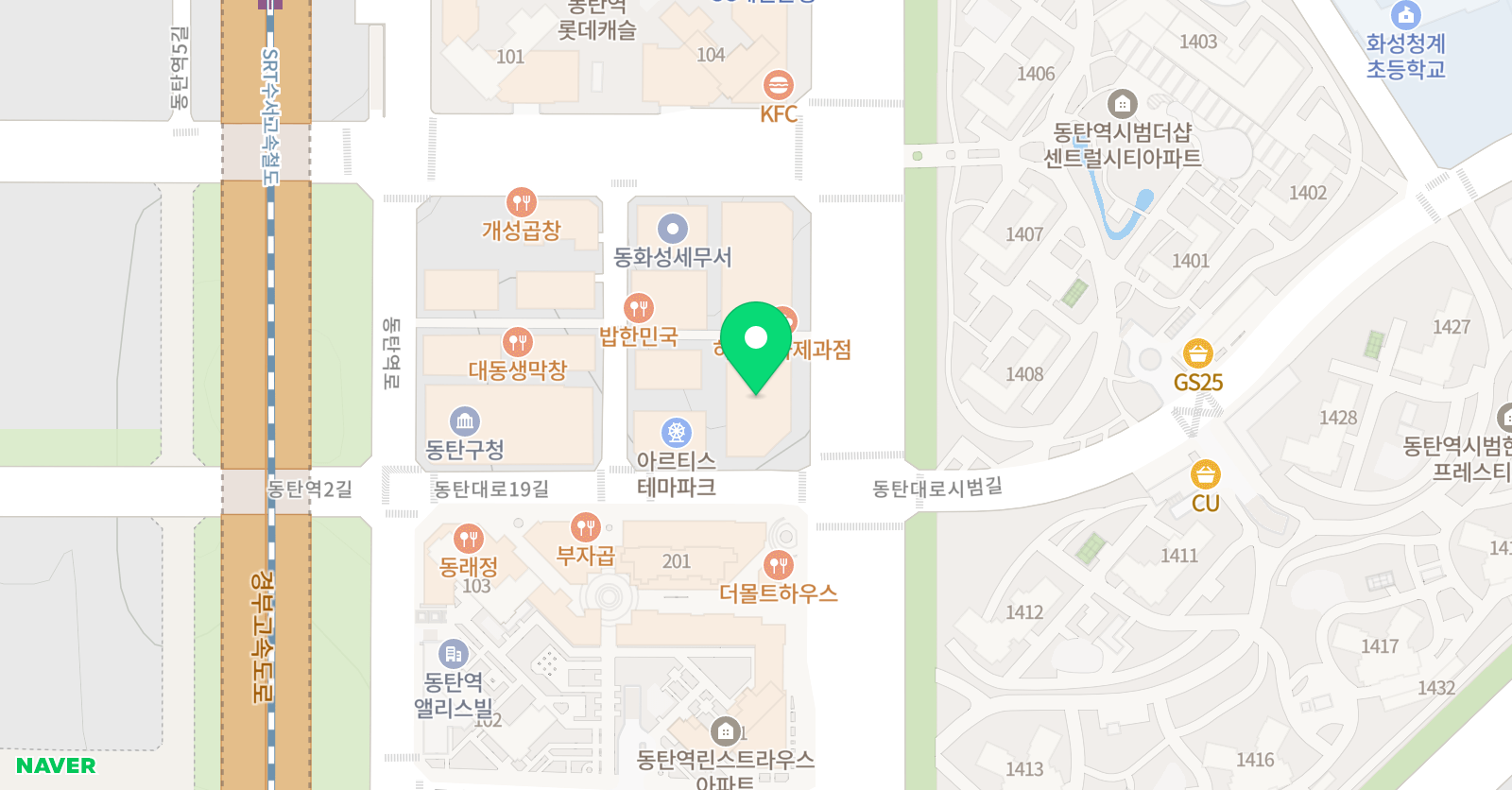 허쌤 수학 위치