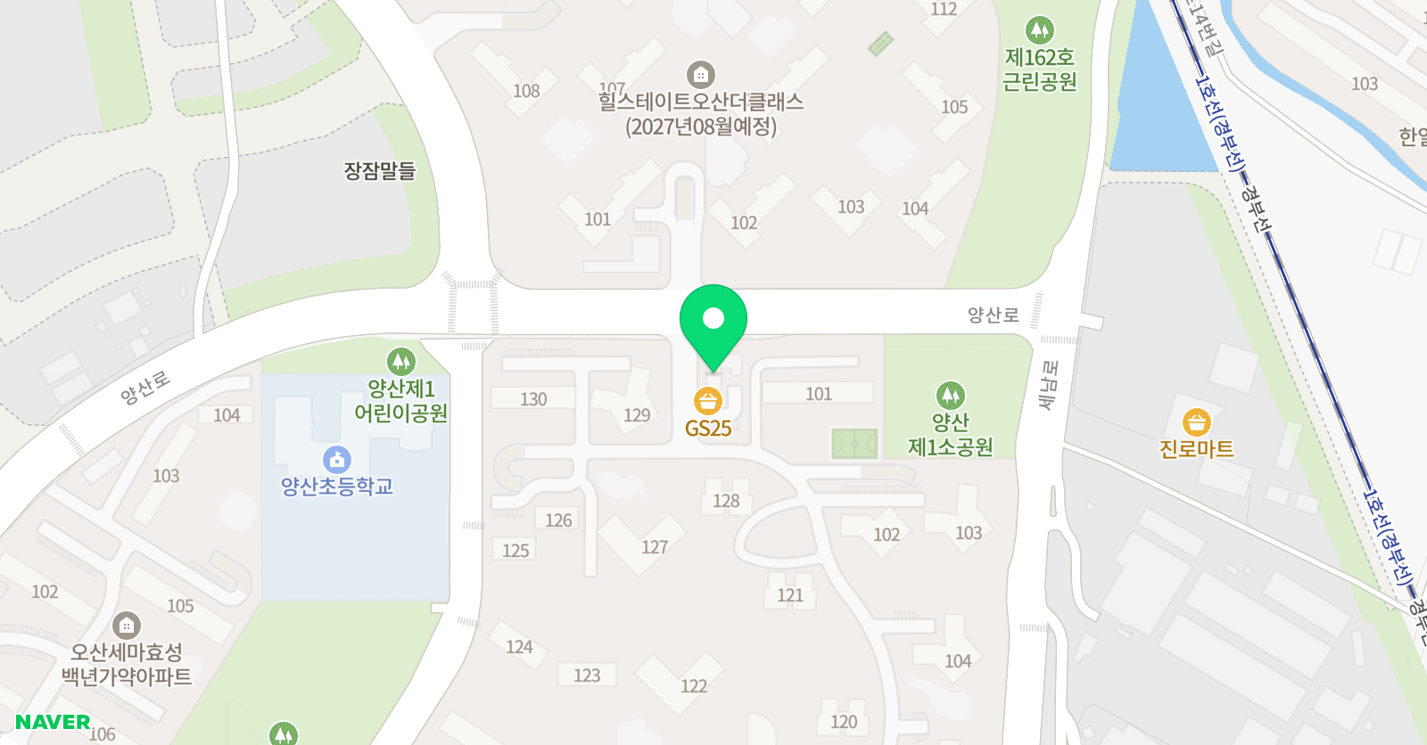 숙명푸른숲 피아노학원 위치