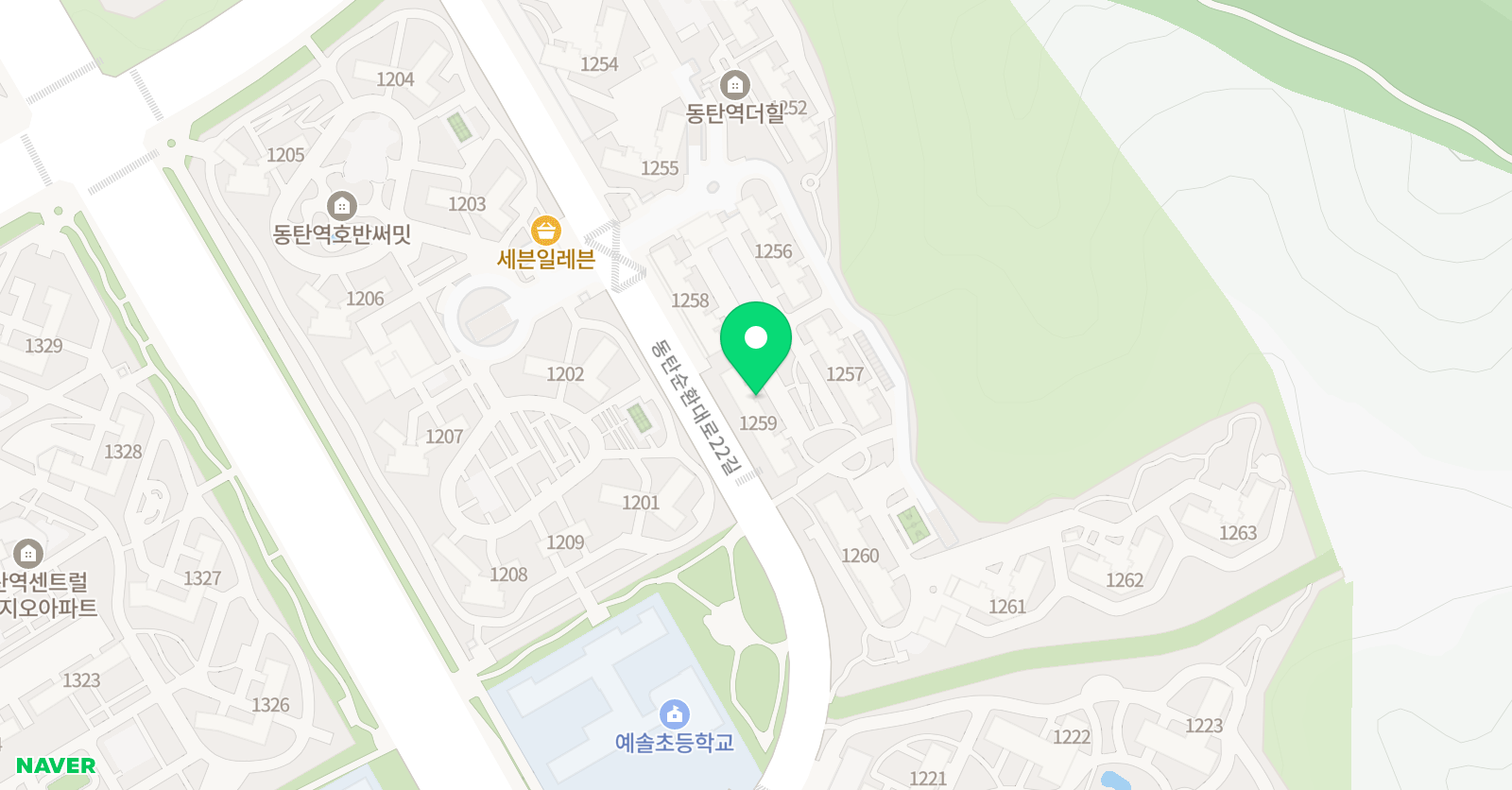 스마트해법 수학 화성동탄호반2차점 위치