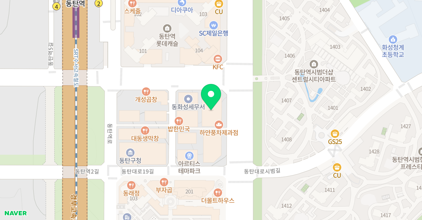 스테이 발레학원 위치