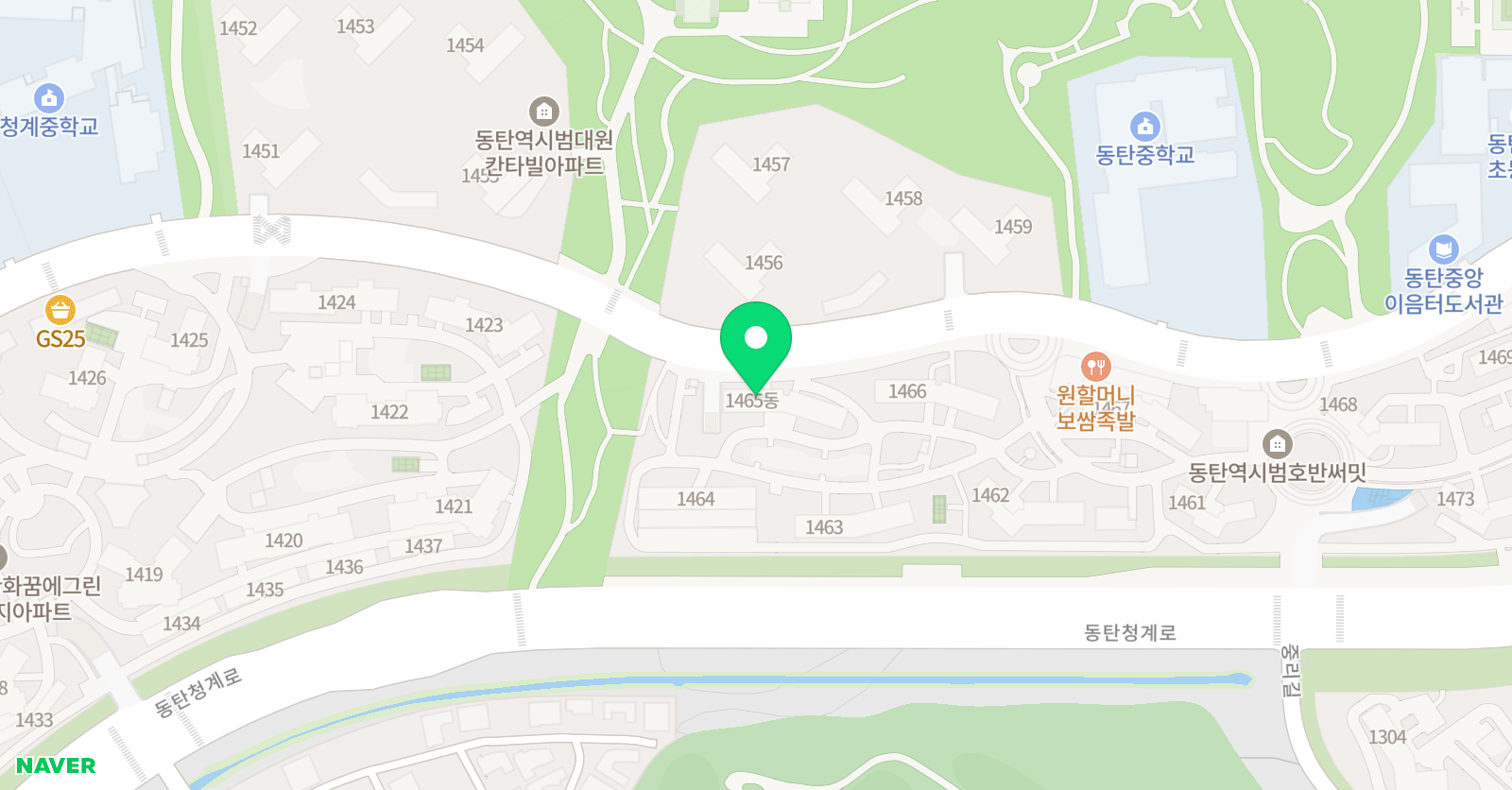 하얀 미술 위치