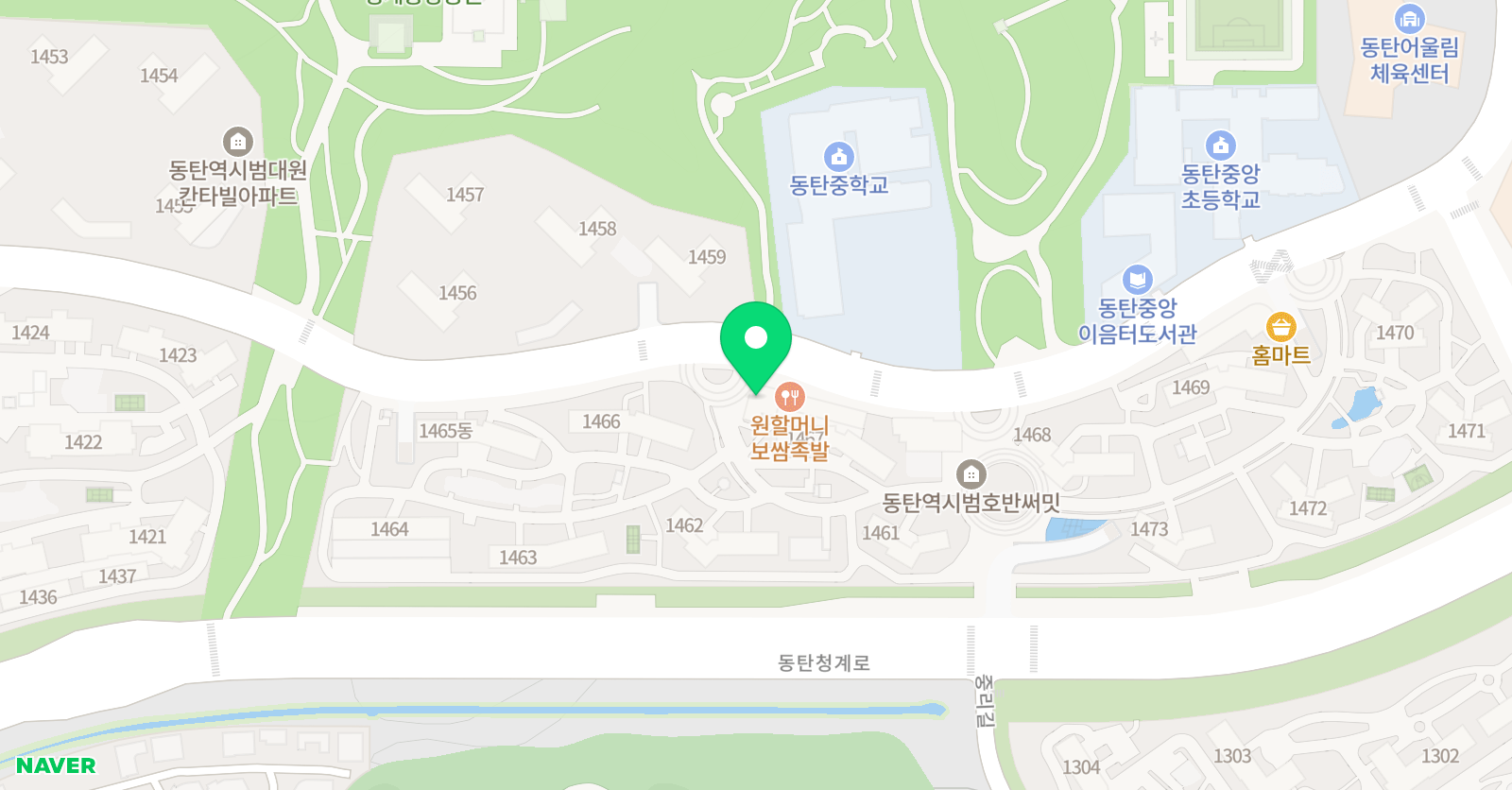 ECN 태권도장 위치