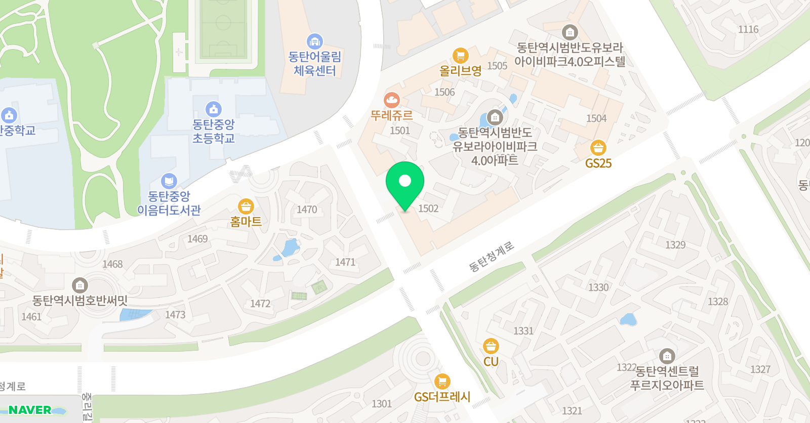 잉디 사고력영어학원 위치