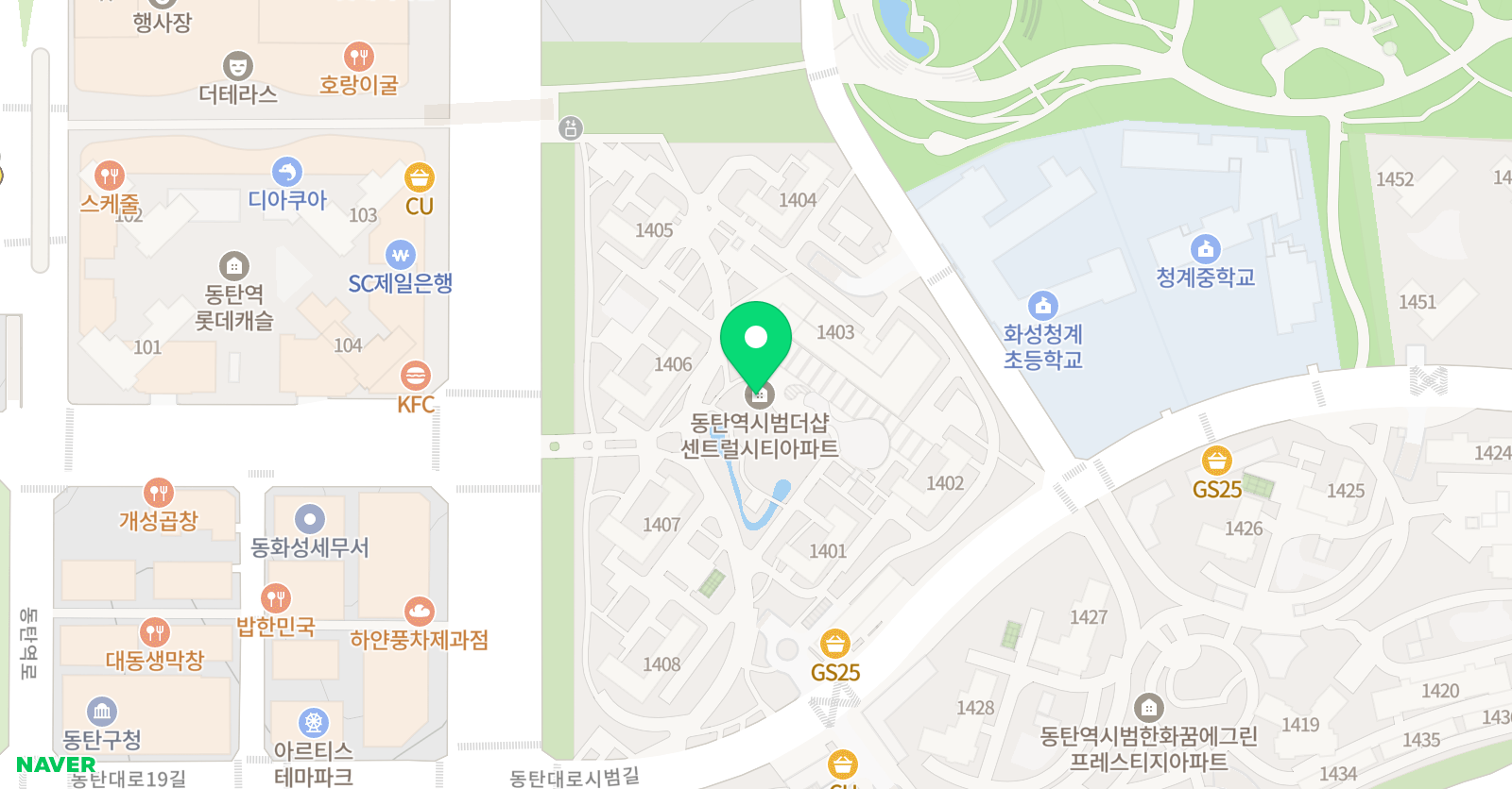 잉글리시아이 영어학원 청계초점 위치