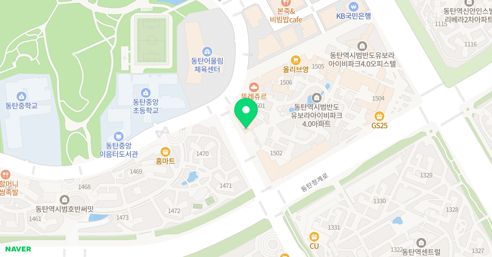 제이제이 바른수학 학원 위치