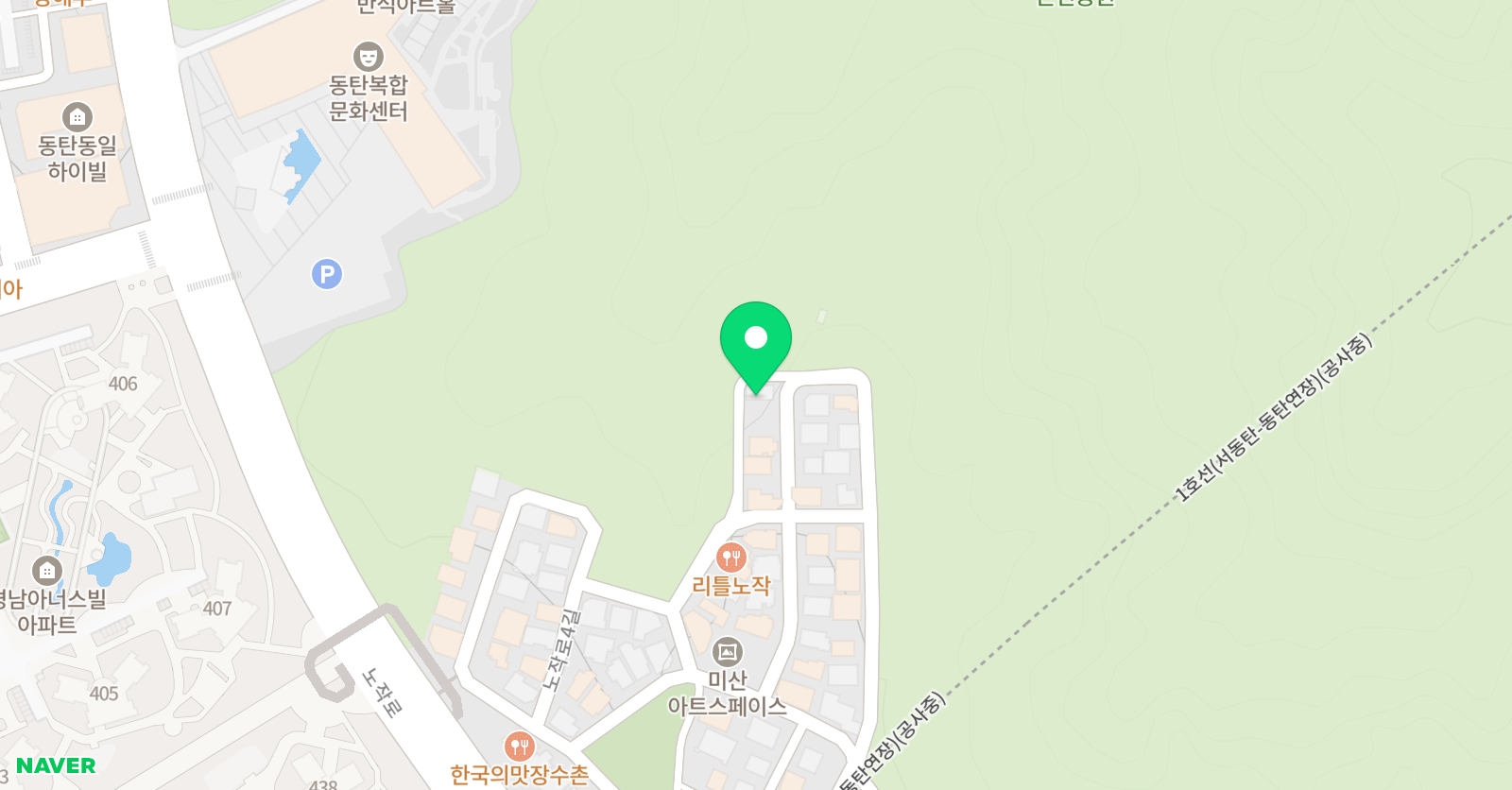 뮤직드포레 음악학원 위치