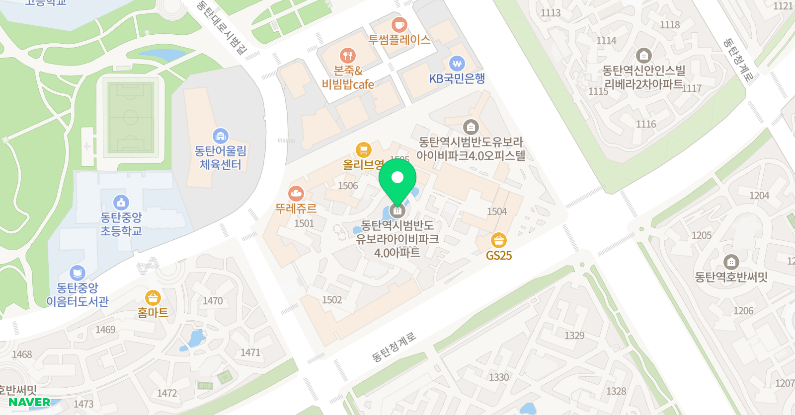 책나무시범카림 독서논술학원 위치