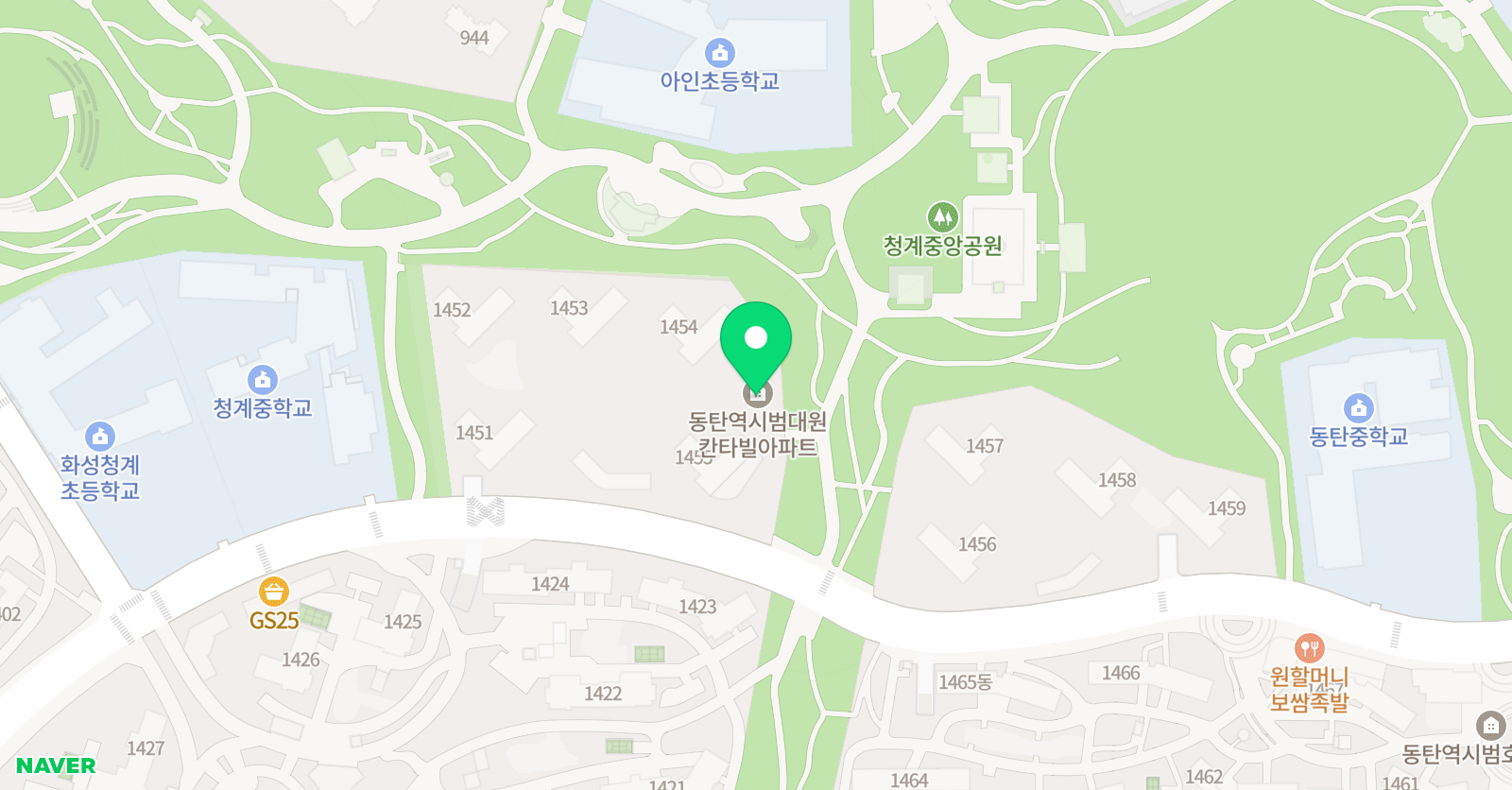 동탄역시범대원 독서토론논술 위치