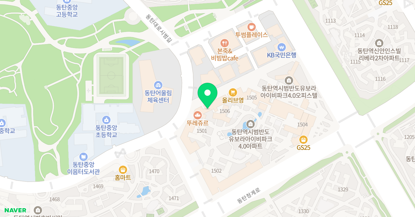 카이스트 수학학원 청계카림점 위치